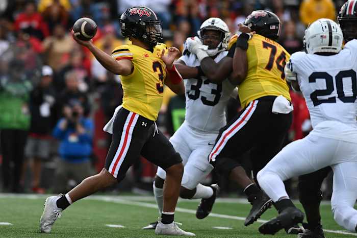 Taulia Tagovailoa 2023 Maryland vs Penn State USATSI_21819704
